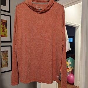 Free Country Vibrant Orange Activewear Top